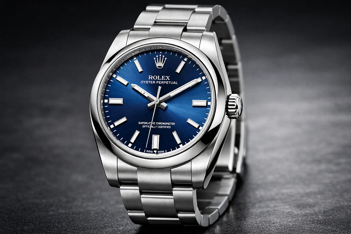 Rolex Oyster Perpetual azul precio 2026 modelo básico