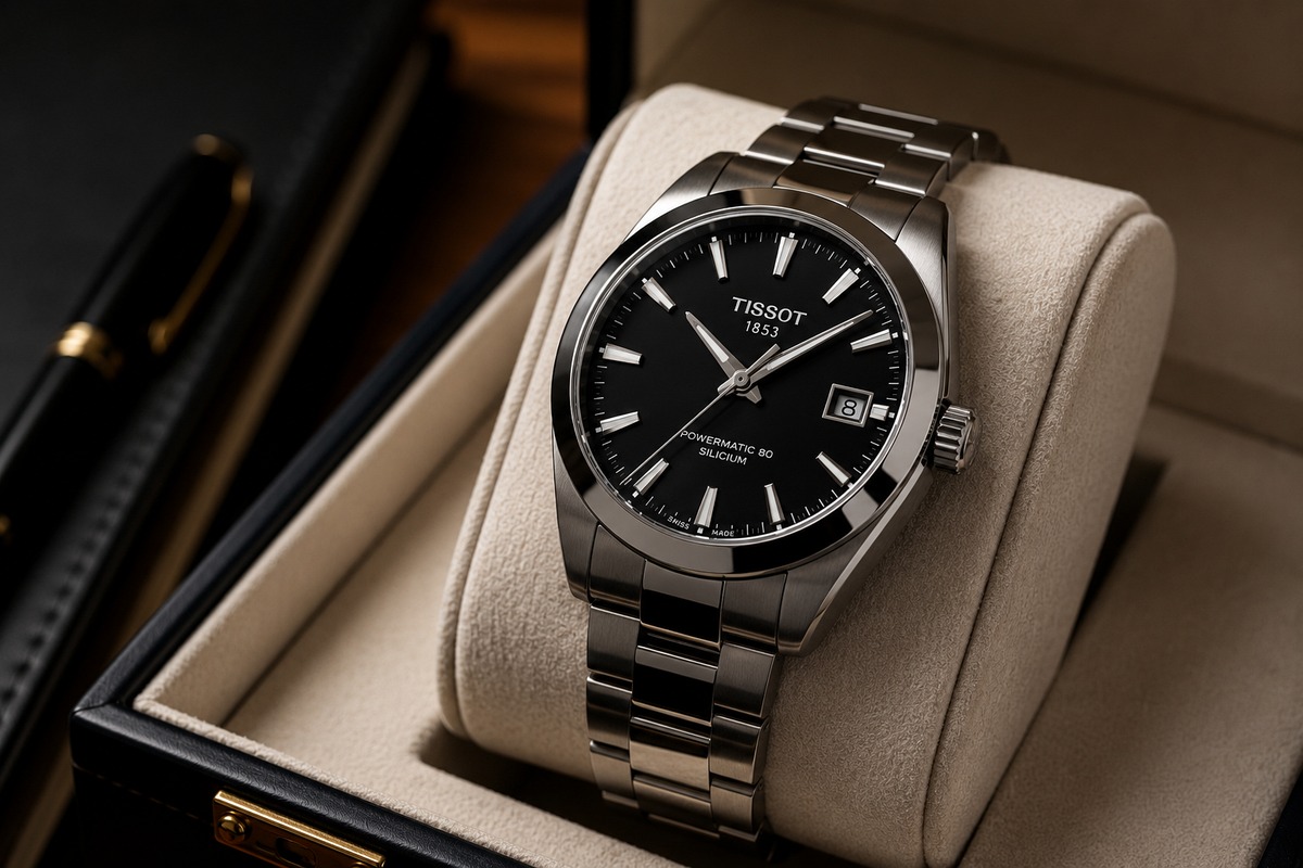 Primer reloj de lujo en caja de presentación para empezar una colección